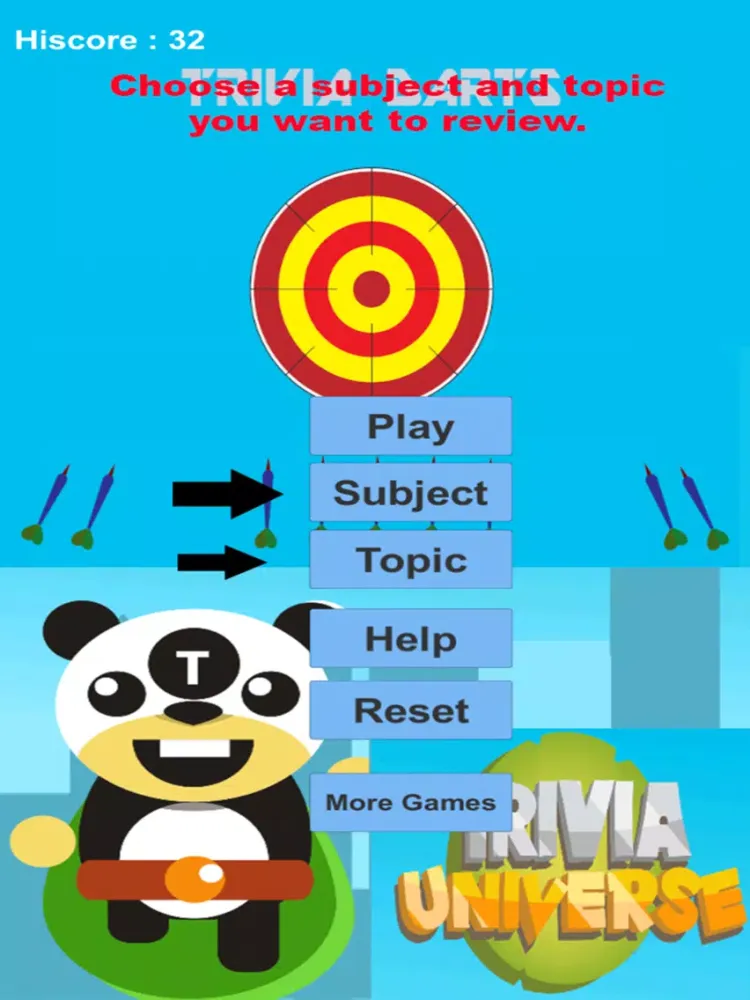 صور Trivia Darts iPad 